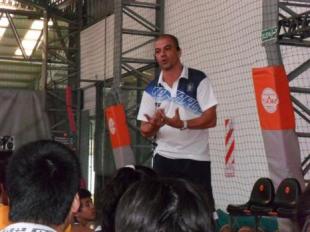 Sergio Hernndez en el Campus de Pearol