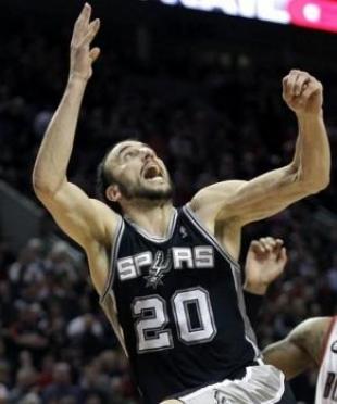 Se lesion Manu en una nueva derrota de San Antonio