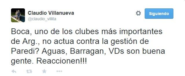 Duro cruce entre Paredi y Villanueva