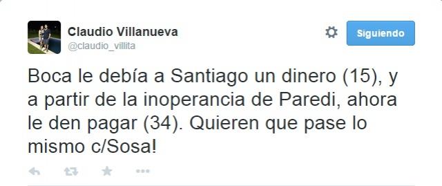 Duro cruce entre Paredi y Villanueva