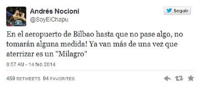 El incre�ble aterrizaje del Chapu Nocioni