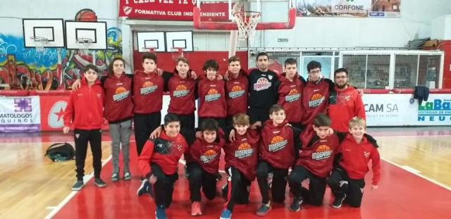 Independiente lleno de basquet en menores y Federal