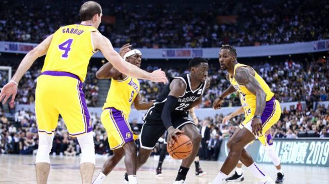 Nueva victoria de los Nets sobre los Lakers en China