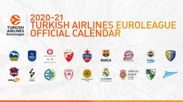 Euroliga confirm su calendario