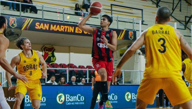 En doble tiempo suplementario, Obras super� a San Mart�n