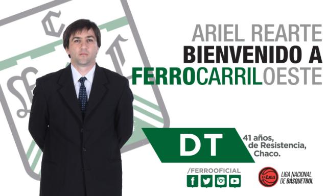 Ariel Rearte nuevo entrenador de Ferro