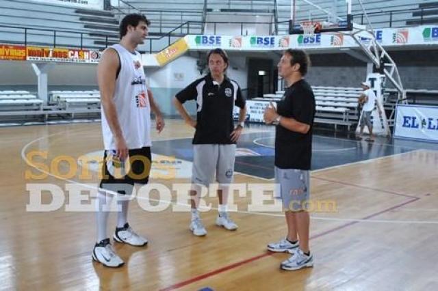 Richotti tuvo su primer entrenamiento en Olmpico