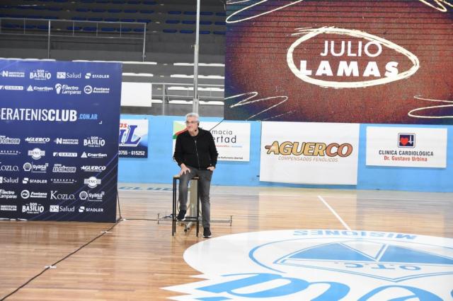 Julio Lamas dijo presente en Ober