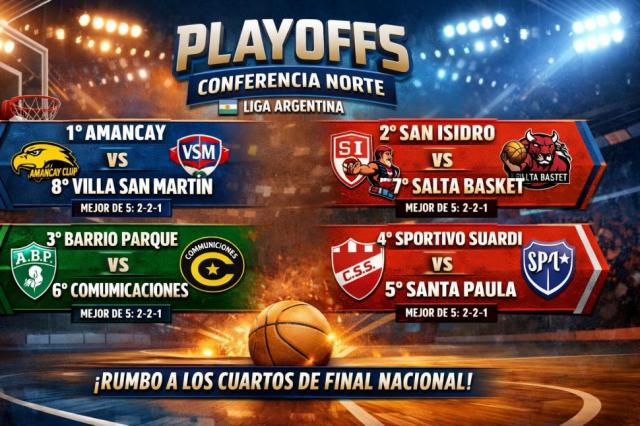 La zona norte defini� sus cuartos de final
