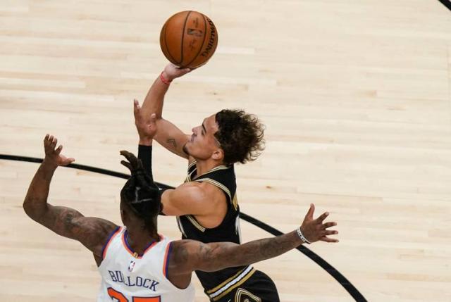 Atlanta puso contra las cuerdas a los Knicks