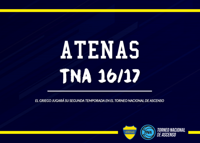 Atenas jugar el TNA 2016/17