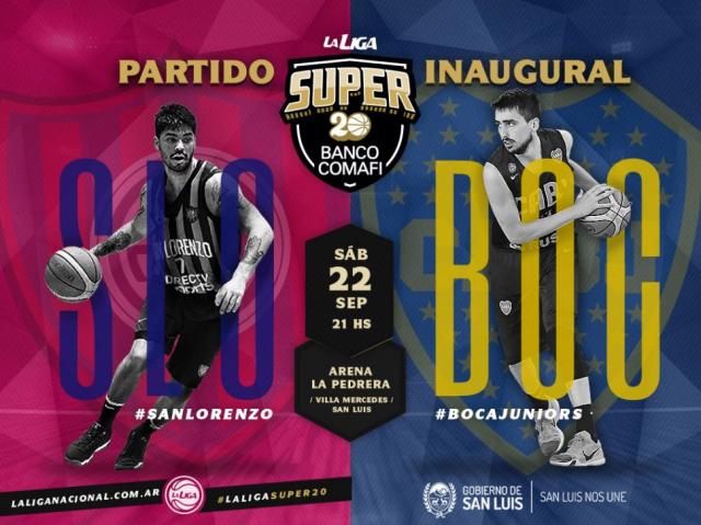 San Lorenzo  Boca (Partido inaugural Sper 20)