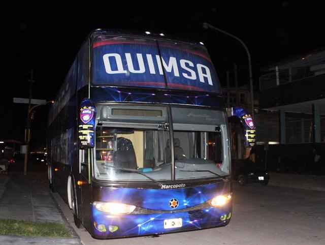 Quimsa estren su colectivo