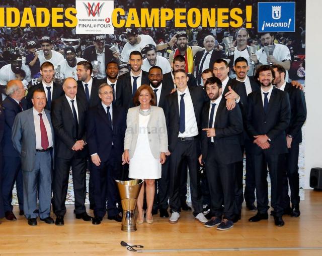 Madrid recibi a los campeones