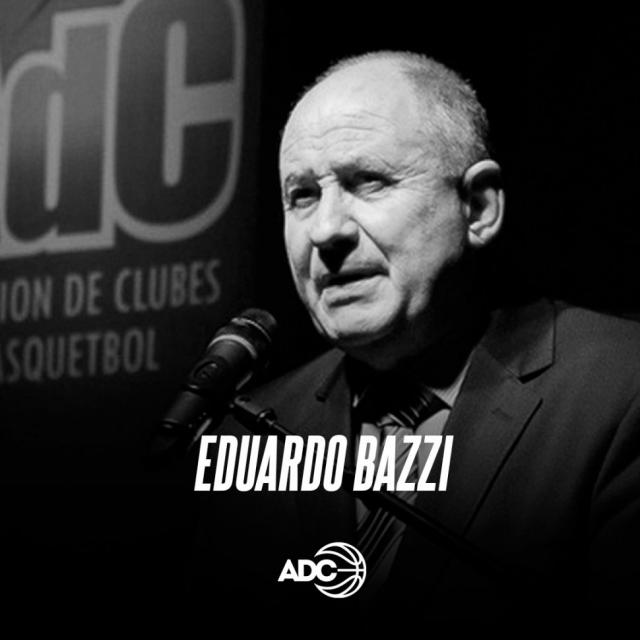 Triste noticia para el bsquet: Falleci Eduardo Bazzi