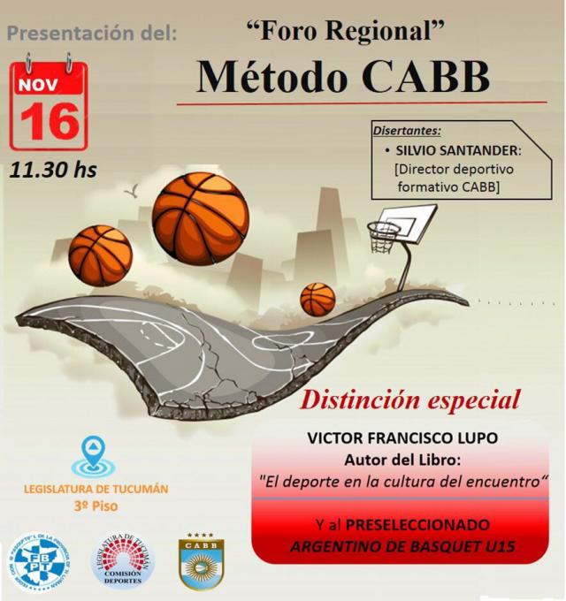 Tucumn recibe la Preseleccin U15 y el Mtodo CABB