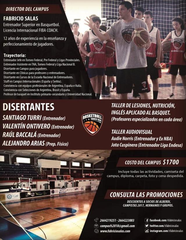 Inscripcin abierta para el Training Camp 2018