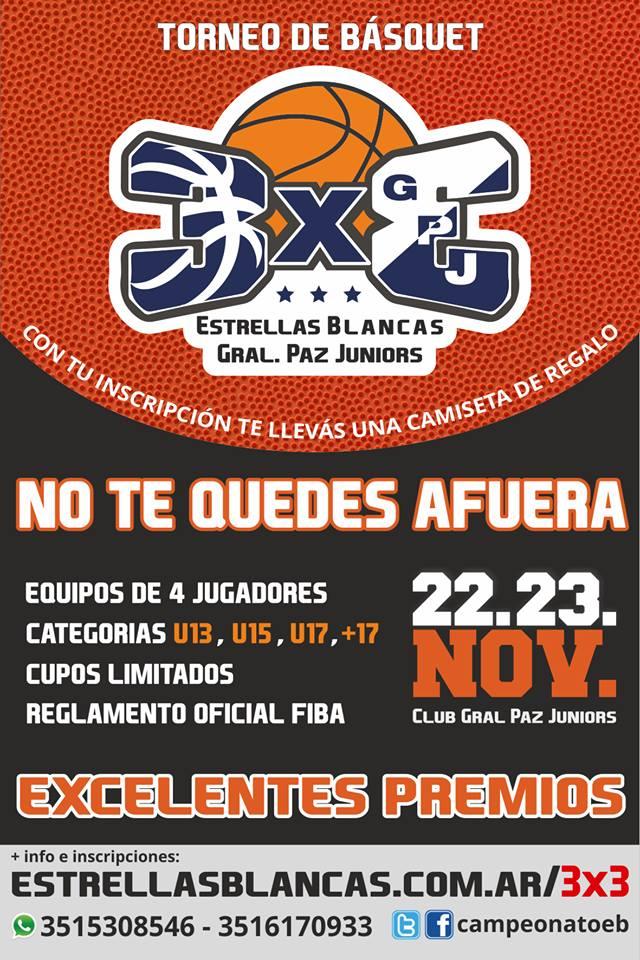 1 Torneo 3x3  Estrellas Blancas - General Paz Juniors